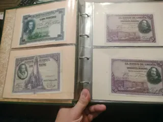 Billetes España y Extranjero variado