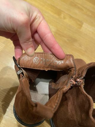 Botines marrones de plataforma