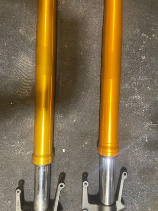 Yamaha Horquillas t-max 530 doradas