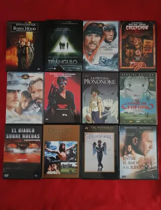 Películas DVD a 6€ unidad cine actual