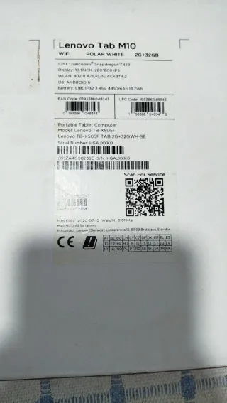 Lenovo Tab M10 con funda y teclado