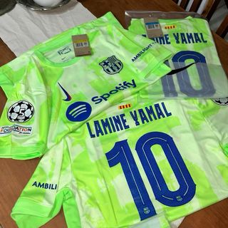 Camiseta Nike FCB Spotify Verde y Azull