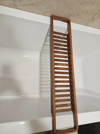 Bandeja de madera para bañera