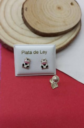 PENDIENTES PLATA DE LEY