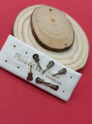 PENDIENTES PLATA DE LEY