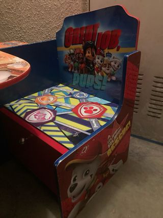 Pupitre infantil Paw Patrol