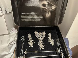 Aderezo Fallera Adulta Plata Completo