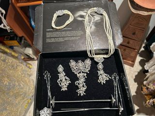 Aderezo Fallera Adulta Plata Completo