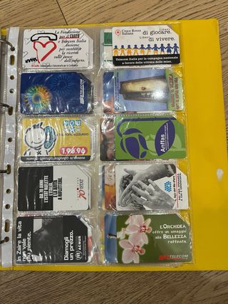 Collezione tessere telefoniche Telecom