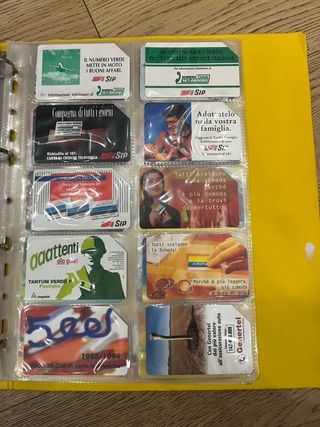 Collezione tessere telefoniche Telecom