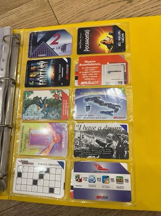 Collezione tessere telefoniche Telecom