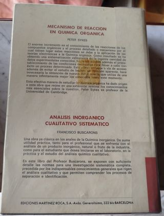 libros técnicos clásicos de Ingeniería, Química, F