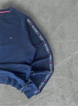 Sudadera Tommy Hilfiger Azul Marino Vintage