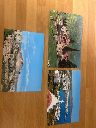 Lote 8 Postales: Egipto, Grecia y Portugal años 70