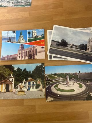 Lote 8 Postales: Egipto, Grecia y Portugal años 70