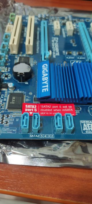 Placa Base Gigabyte GA-Z77-D3H+CPU i5+16 GB RAM