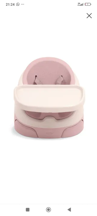 Trona de bebé con bandeja de actividades