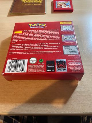 Pokemon Rojo Game Boy Caja Original