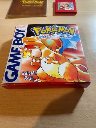 Pokemon Rojo Game Boy Caja Original