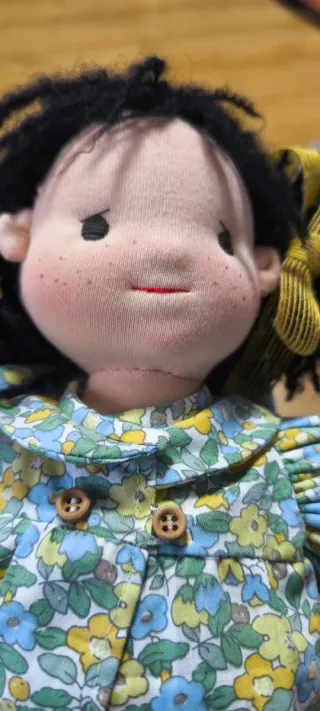 Muñeca Waldorf nueva con accesorios
