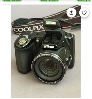 Cámara Nikon Coolpix 34X Zoom Usada