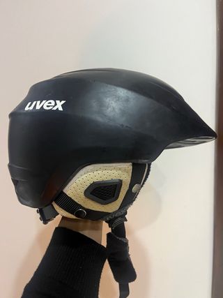 Casco de esquí Uvex negro