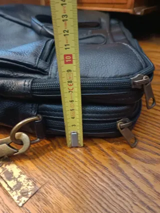 Maletín de piel CRIO negro