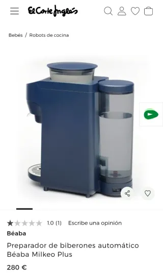 Preparador de biberones Béaba Milkeo Plus