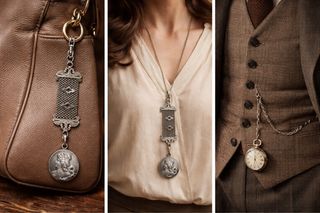 Raro Gioiello Argento Massiccio Fine 800