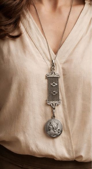 Raro Gioiello Argento Massiccio Fine 800