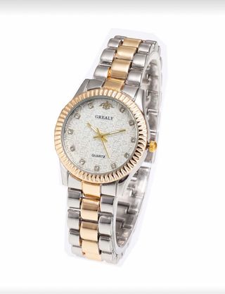 Reloj Greal Mujer Oro y Plata