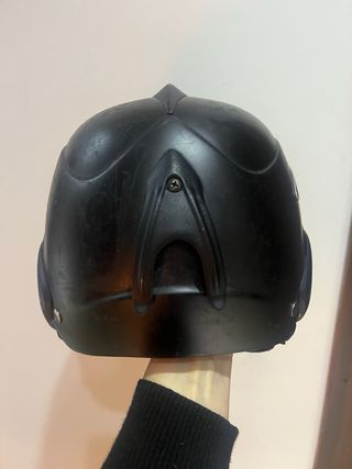 Casco de esquí negro Carrera