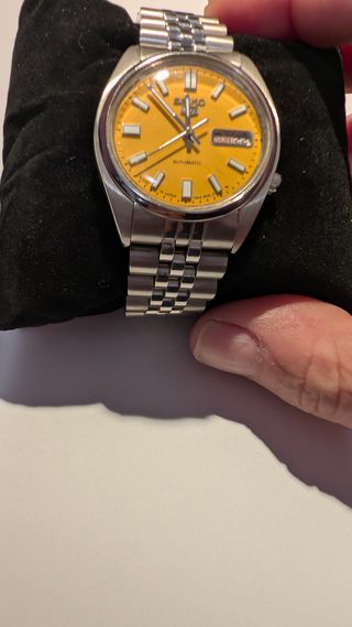 Seiko 5 Automatico Giallo Vintage