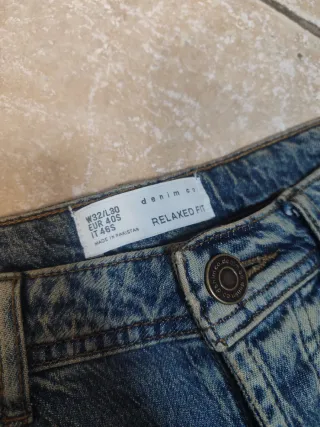 Jeans blu uomo  (relaxed fit)