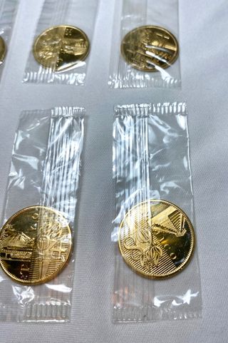Colección 10 Medallas Olimpiadas Oro 22k