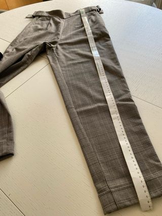 Pantaloni H&M vita alta gamba dritta a quadri