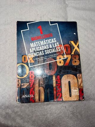 Matemáticas aplicadas a las Ciencias Sociales I.