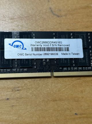 OWC 16GB DDR4 SO-DIMM RAM OWC2666DDR4S16G 2666mhz
