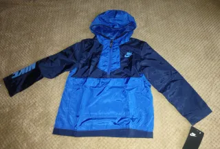 Giacca a vento Nike bambino blu