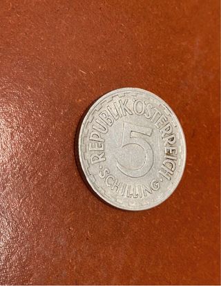 Moneta 5 Scellini Austria 1952