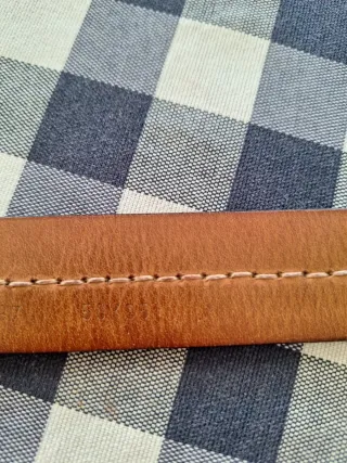 Cintura Fratelli Rossetti Vintage Pelle Marrone