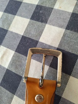 Cintura Fratelli Rossetti Vintage Pelle Marrone