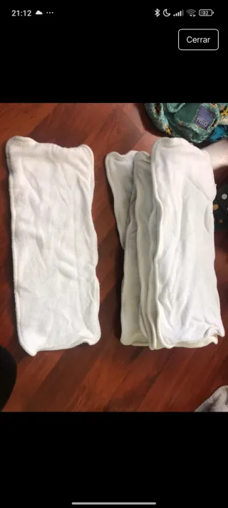 Insertables bambú para pañales tela