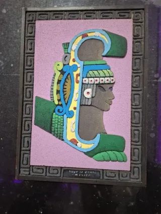 Cuadro arte Maya Diego de Umal México