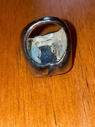 Anillo tous Marrón y Plateado