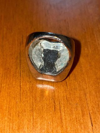Anillo tous Marrón y Plateado