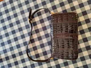 Borsa vintage J.Perez in pelle marrone