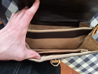 Borsa vintage J.Perez in pelle marrone