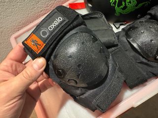 Casco y protecciones patinaje Oxelo