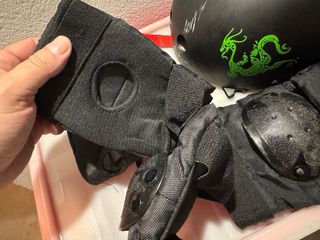 Casco y protecciones patinaje Oxelo